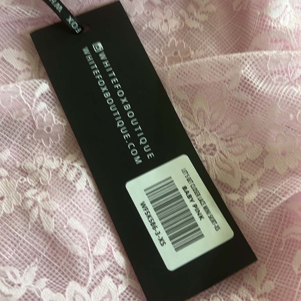 White fox pink lace skirt xs - Picture 3 of 5